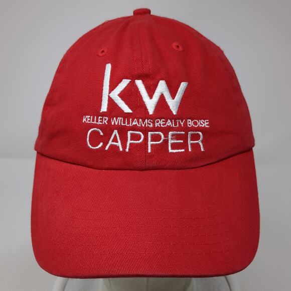 KW Keller Williams Realty Boise Capper Baseball Cap Red One Size Adjustable AMC - Picture 2 of 9